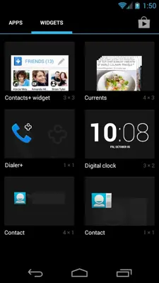 Contacts Widget android App screenshot 2